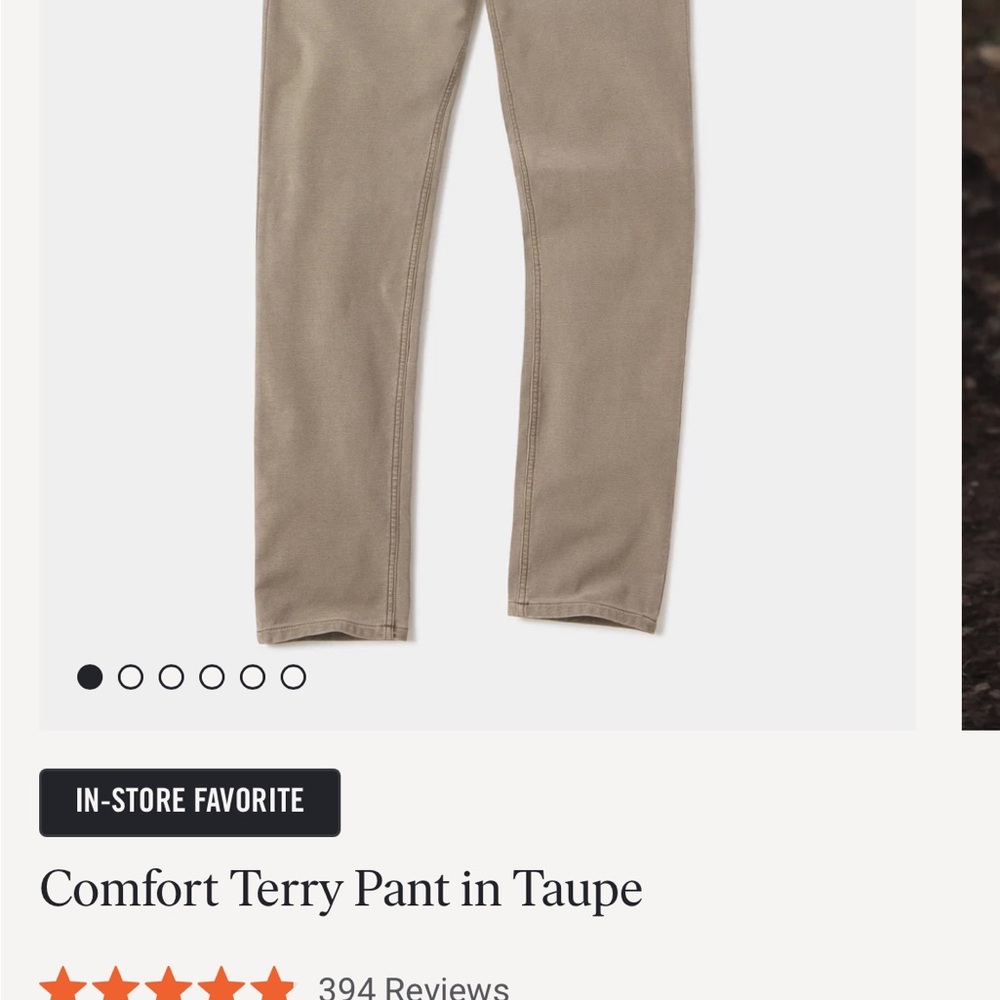 The Normal Brand Comfort Terry Pants in Taupe